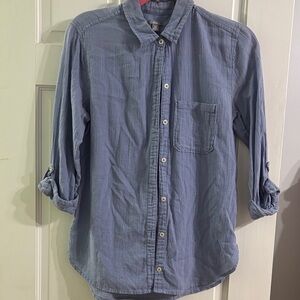 Aerie Blue Button Down Shirt